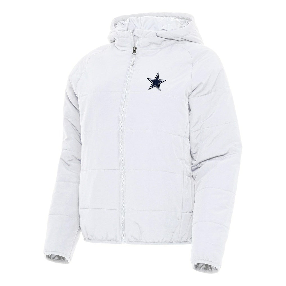 Dallas Cowboys Antigua Women's Universe Full-Zip Hoodie Jacket - White sale