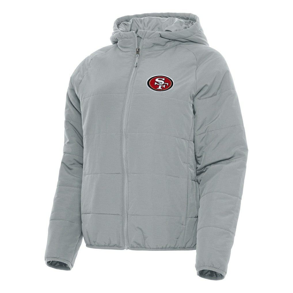 San Francisco 49ers Antigua Women's Universe Full-Zip Hoodie Jacket - Gray discount