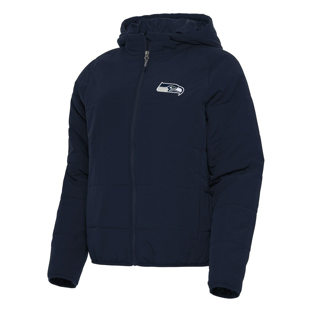 Seattle Seahawks Antigua Women's Universe Full-Zip Hoodie Jacket - College Navy discount