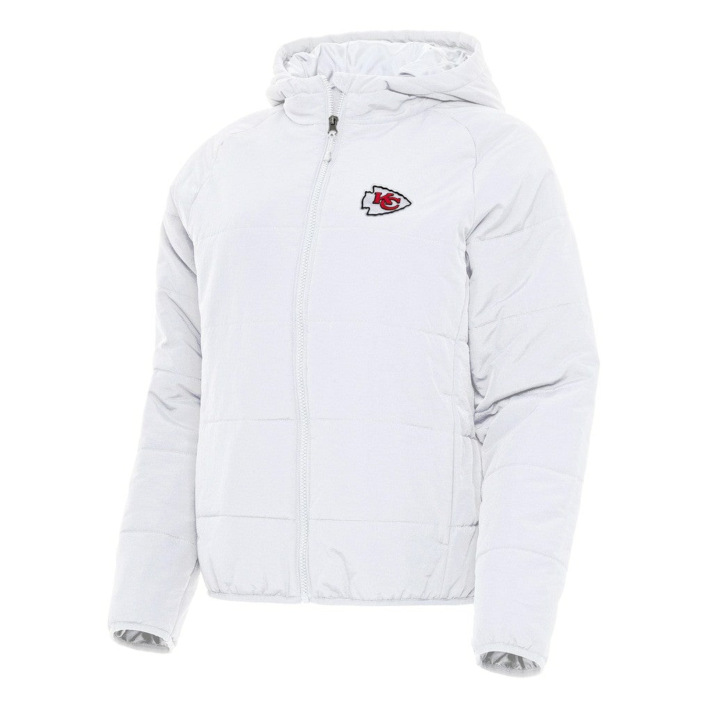 Kansas City Chiefs Antigua Women's Universe Full-Zip Hoodie Jacket - White discount
