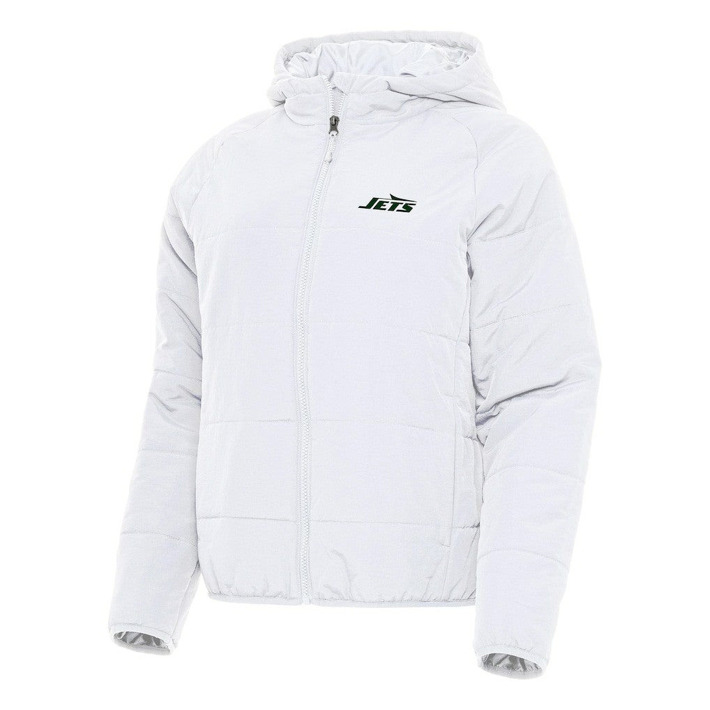 New York Jets Antigua Women's Universe Full-Zip Hoodie Jacket - White sale