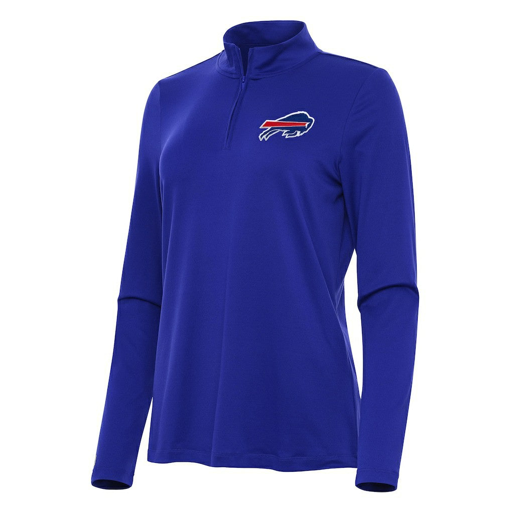 Buffalo Bills Antigua Women's Reprocess Quarter-Zip Top - Royal online