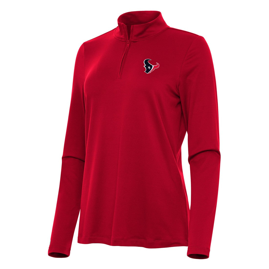 Houston Texans Antigua Women's Reprocess Quarter-Zip Top - Red discount