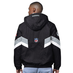 Las Vegas Raiders OVO x Starter Sideline Full-Snap Puffer Jacket - Black on sale