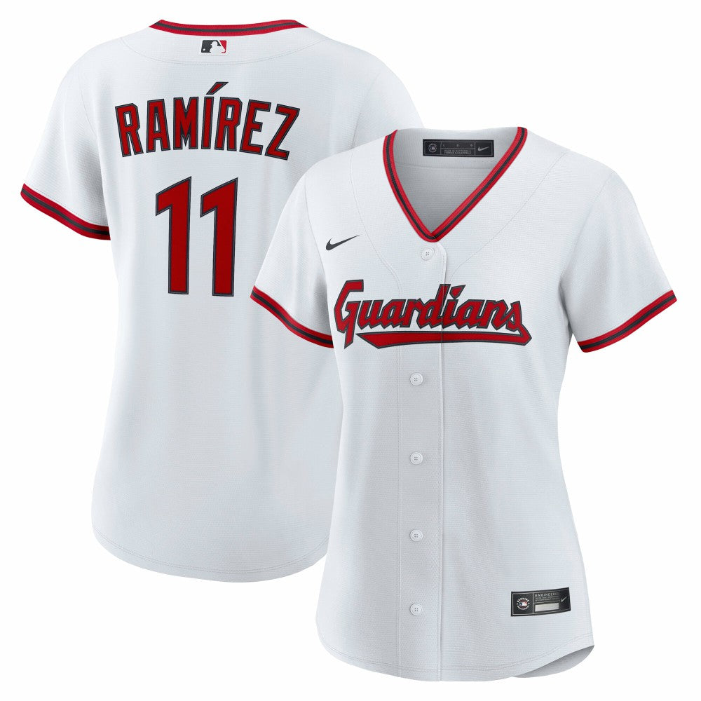José Ramírez Cleveland Guardians Women's Home Replica Jersey White