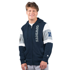 Dallas Cowboys G-III Sports by Carl Banks Extreme Full-Zip Hoodie - Navy sale