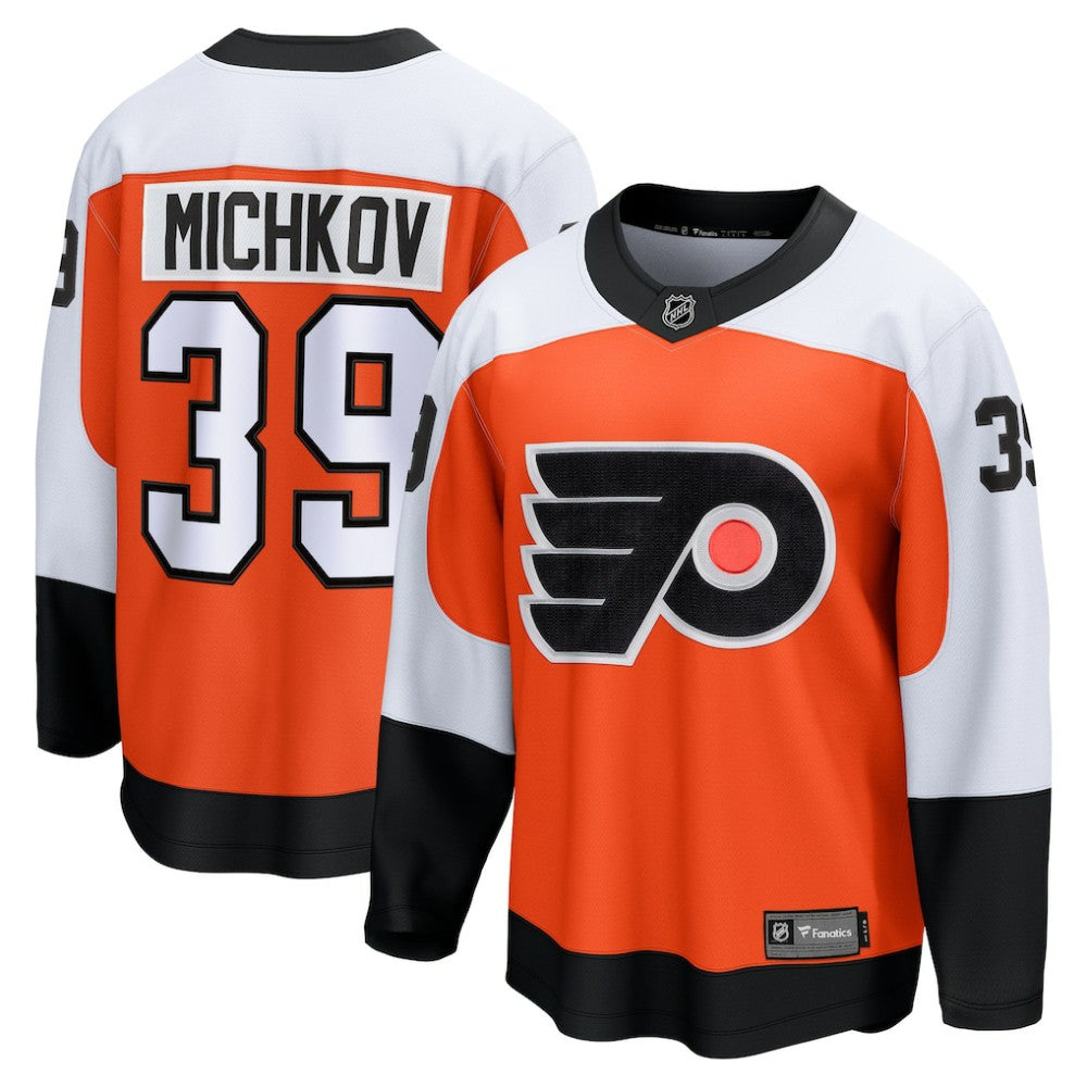 Matvei Michkov Philadelphia Flyers Fanatics Home Premier Breakaway Player Jersey - Orange Jerseys