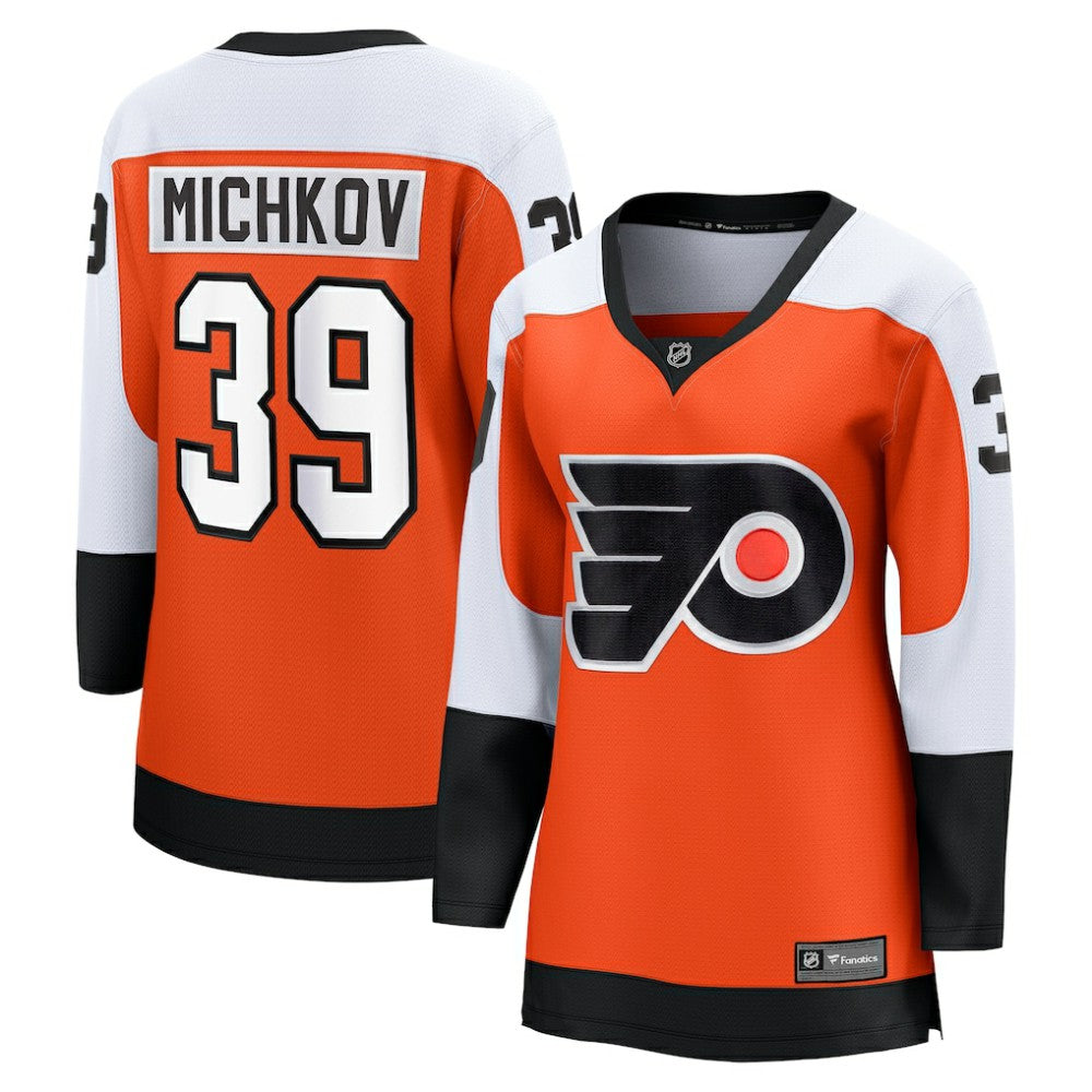 Matvei Michkov Philadelphia Flyers Fanatics Women's Home Breakaway Jersey - Orange Jerseys