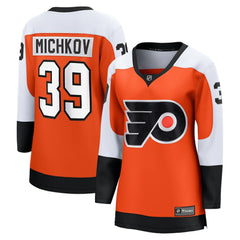 Matvei Michkov Philadelphia Flyers Fanatics Women's Home Breakaway Jersey - Orange Jerseys
