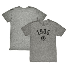 Chelsea 1863FC Established Year Vintage Tri-Blend T-Shirt - Heather Gray cheap