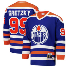 Wayne Gretzky Edmonton Oilers 1979-80 Power Play Jersey - Royal Jerseys