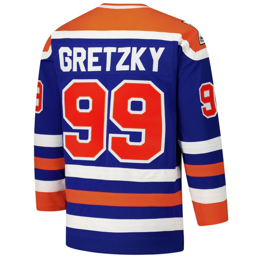 Wayne Gretzky Edmonton Oilers 1979-80 Power Play Jersey - Royal Jerseys