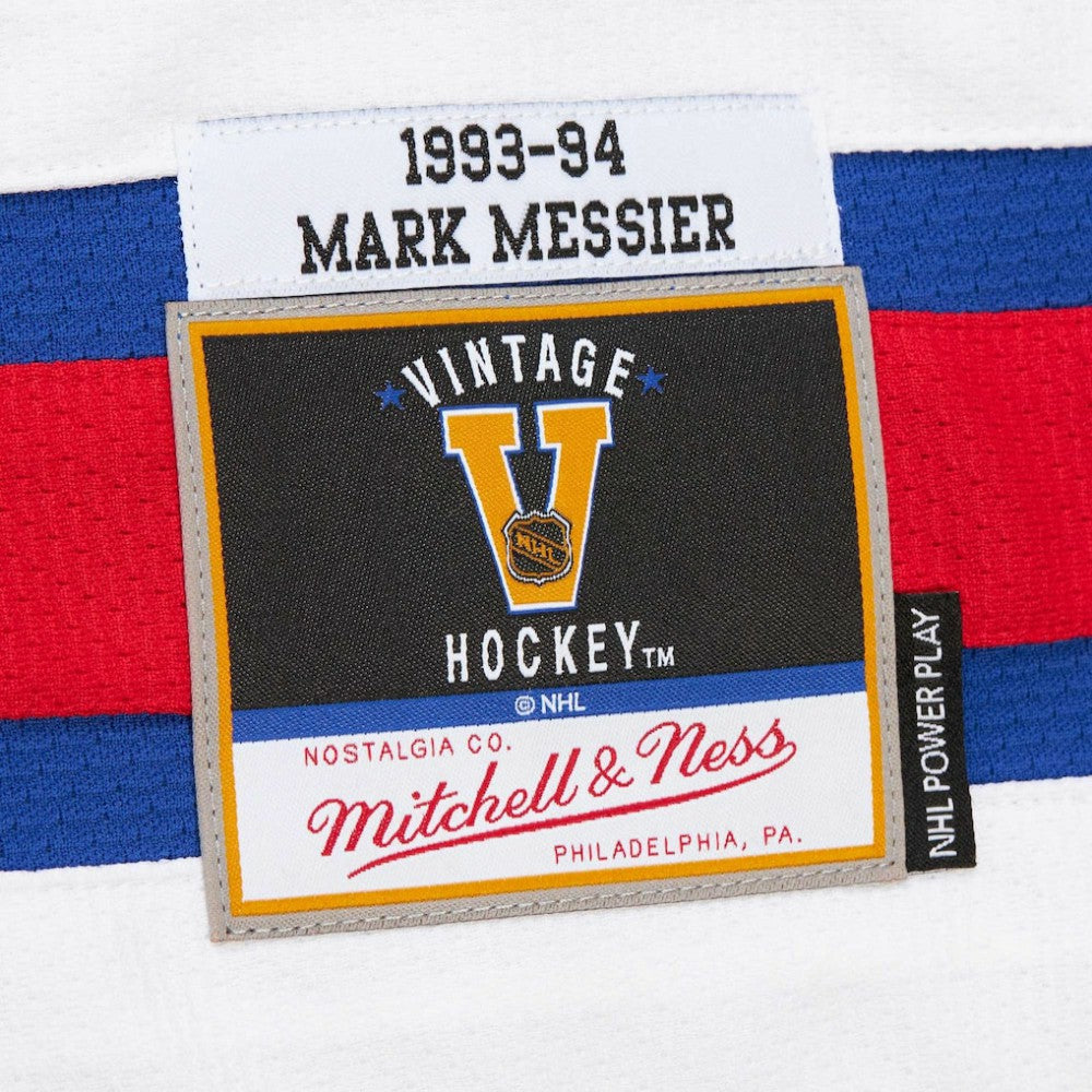 Mark Messier New York Rangers 1993-94 Power Play Jersey - Royal Jerseys