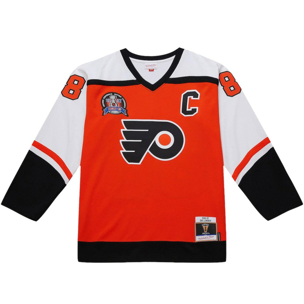 Eric Lindros Philadelphia Flyers 1996-97 Power Play Jersey - Orange Jerseys