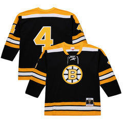 Bobby Orr Boston Bruins 1971-72 Power Play Jersey - Black Jerseys