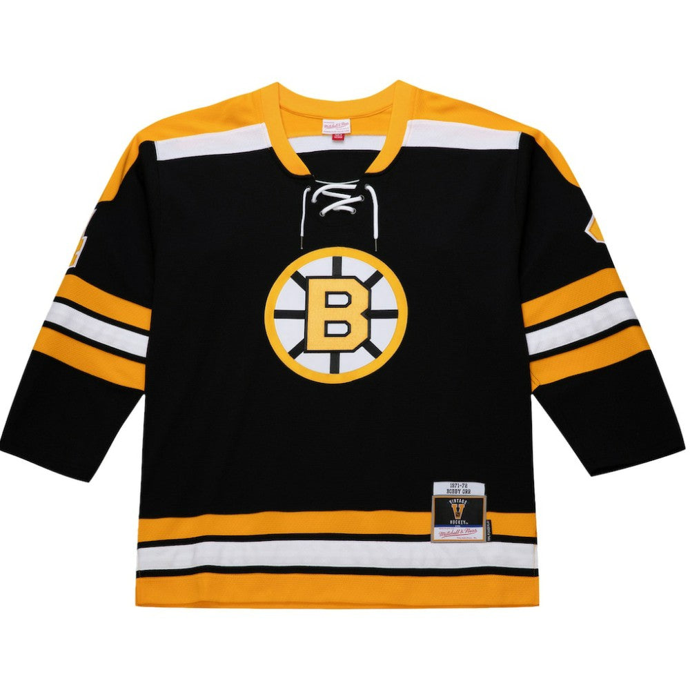 Bobby Orr Boston Bruins 1971-72 Power Play Jersey - Black Jerseys