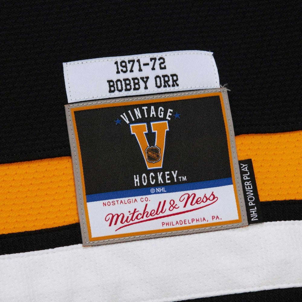 Bobby Orr Boston Bruins 1971-72 Power Play Jersey - Black Jerseys