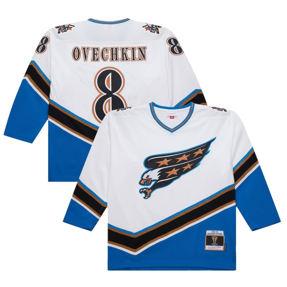 Alexander Ovechkin Washington Capitals Mitchell & Ness 2005/06 Power Play Jersey - White Jerseys
