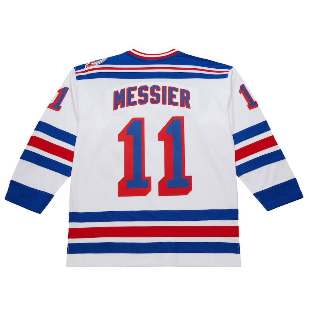 Mark Messier New York Rangers 1993-94 Power Play Jersey - White Jerseys