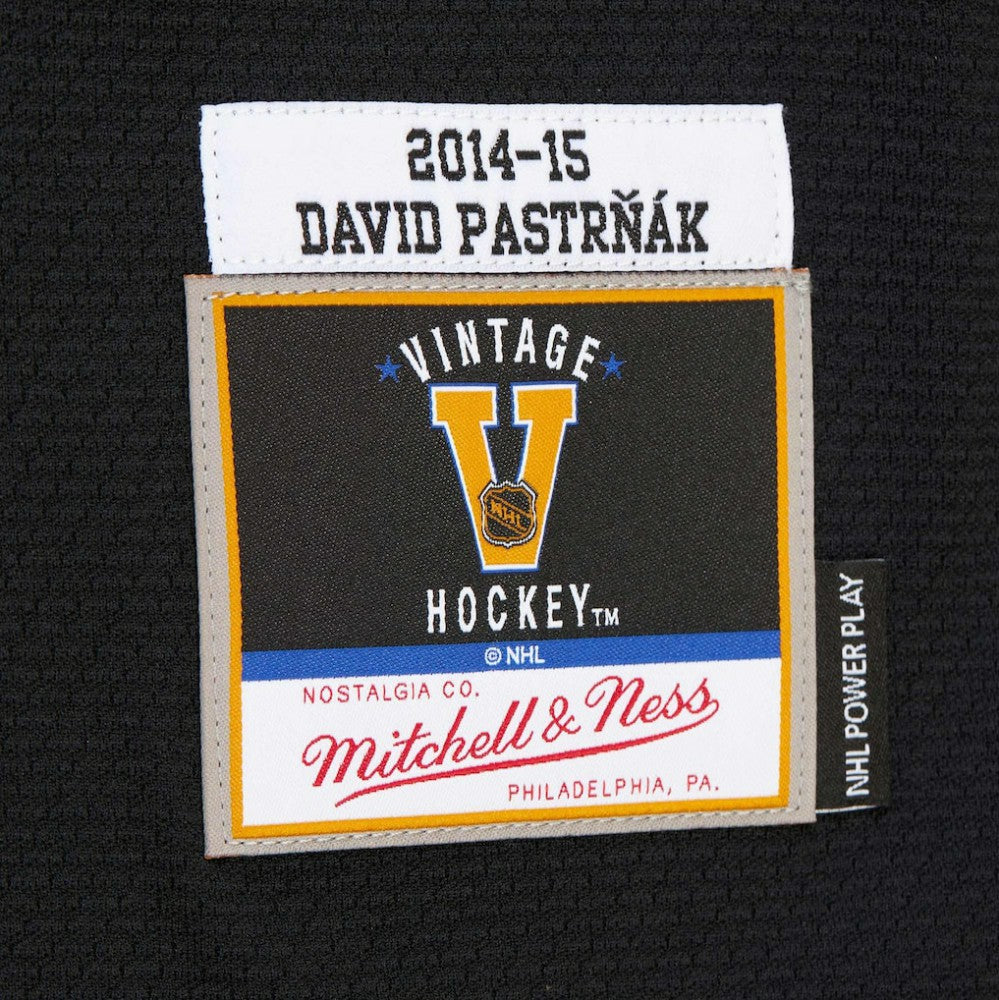 David Pastrnak Boston Bruins 2014-15 Power Play Jersey - Black Jerseys