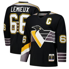 Mario Lemieux Pittsburgh Penguins 1996-97 Power Play Jersey - Black Jerseys