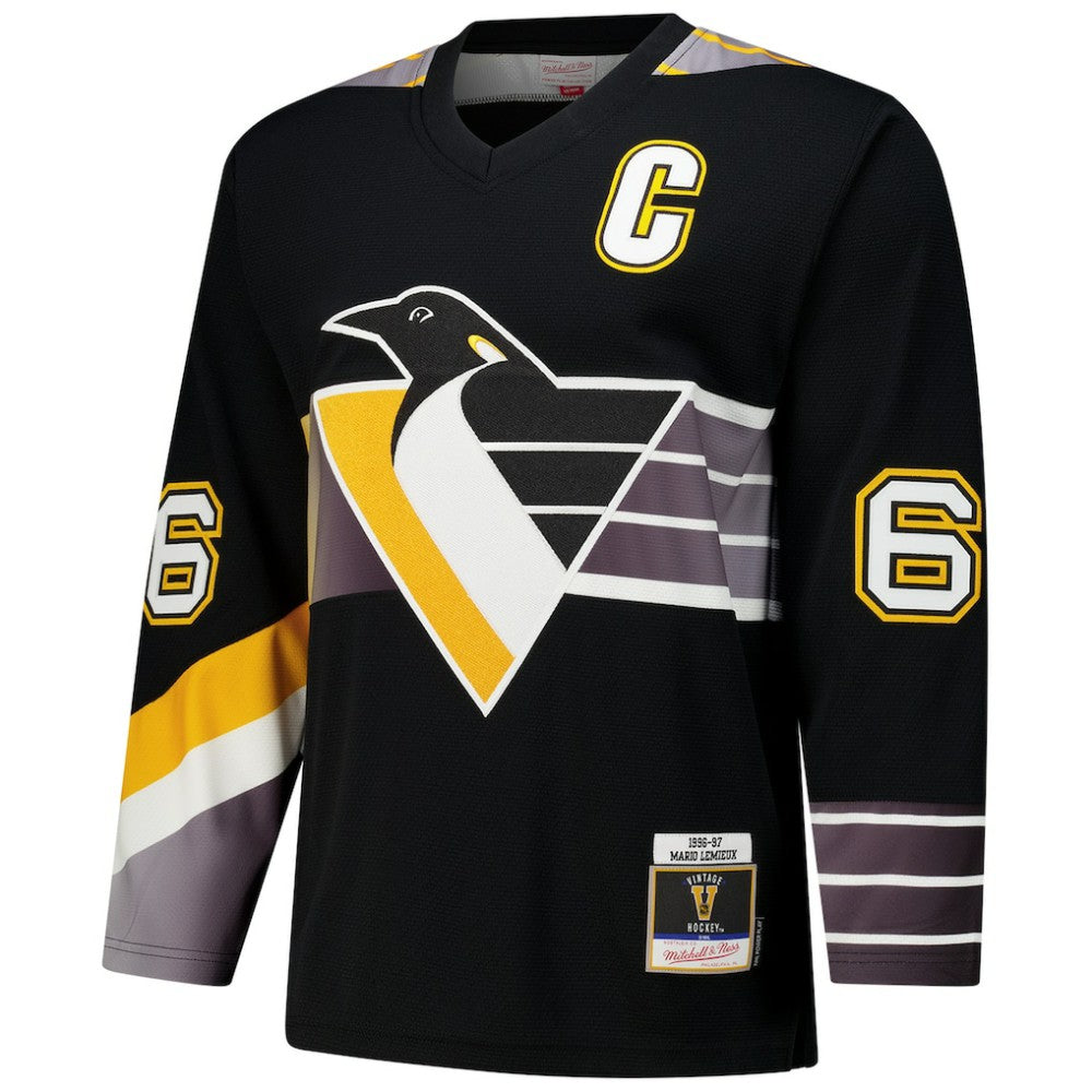 Mario Lemieux Pittsburgh Penguins 1996-97 Power Play Jersey - Black Jerseys
