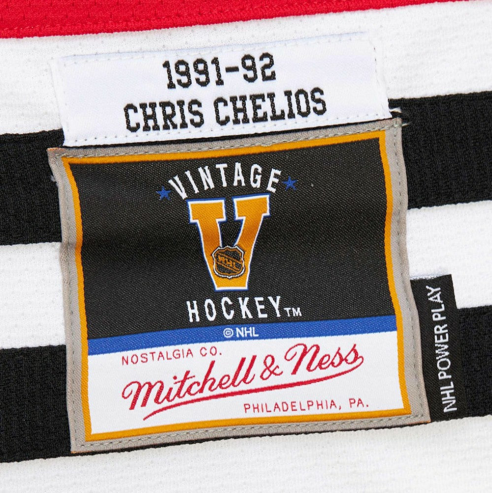 Chris Chelios Chicago Blackhawks 1991-92 Power Play Jersey - Red Jerseys