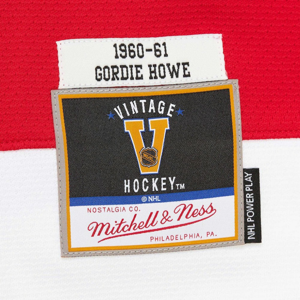 Gordie Howe Detroit Red Wings 1960-61 Power Play Jersey - Red Jerseys