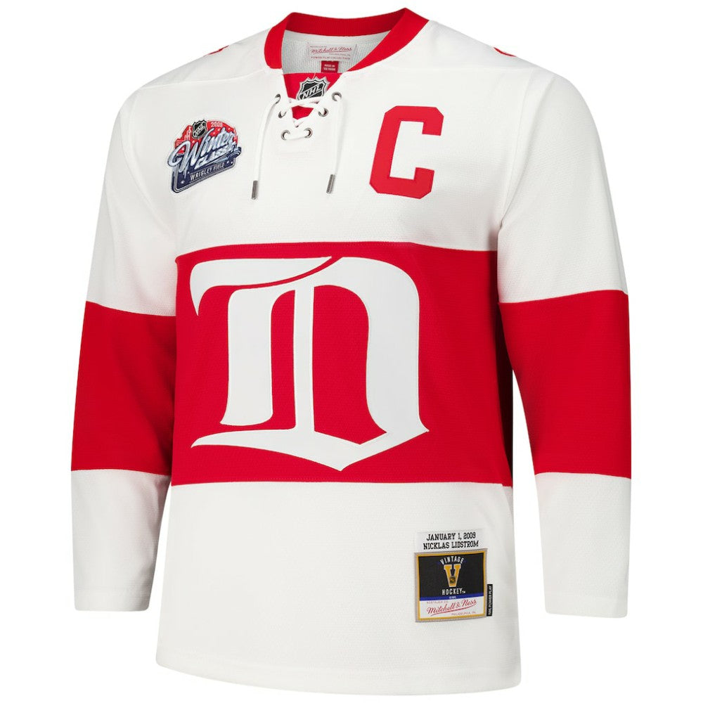 Nicklas Lidstrom Detroit Red Wings 2008-09 Power Play Jersey - White Jerseys