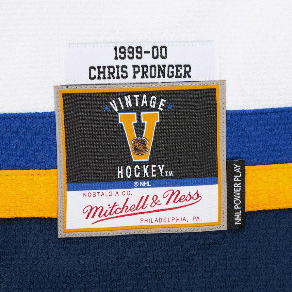 Chris Pronger St. Louis Blues 1999-00 Power Play Jersey - White Jerseys
