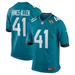 Josh Hines-Allen Jacksonville Jaguars Player Game Jersey - Teal outlet