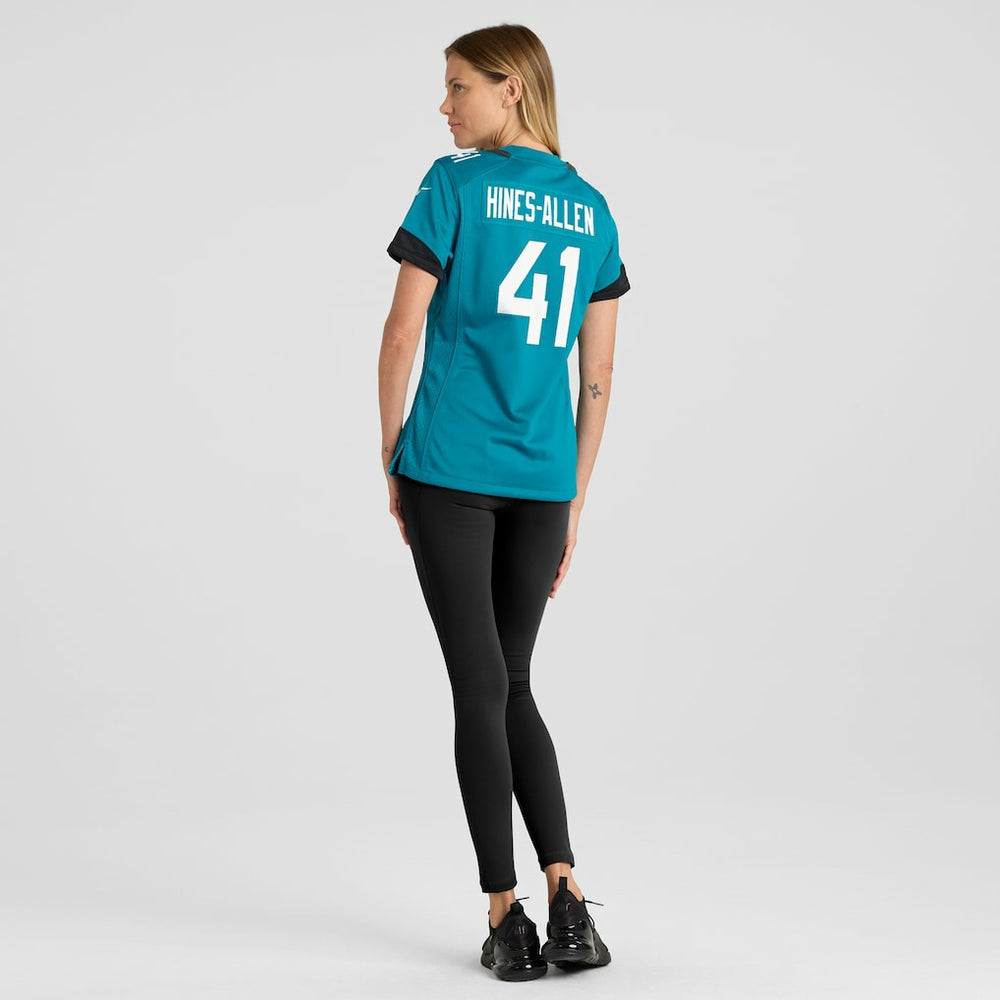 Josh Hines-Allen Jacksonville Jaguars Women's Player Game Jersey - Teal for sale