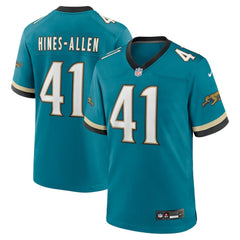 Josh Hines-Allen Jacksonville Jaguars Prowler Throwback Player Game Jersey - Teal sale