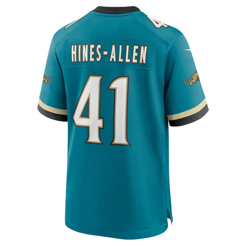 Josh Hines-Allen Jacksonville Jaguars Prowler Throwback Player Game Jersey - Teal sale