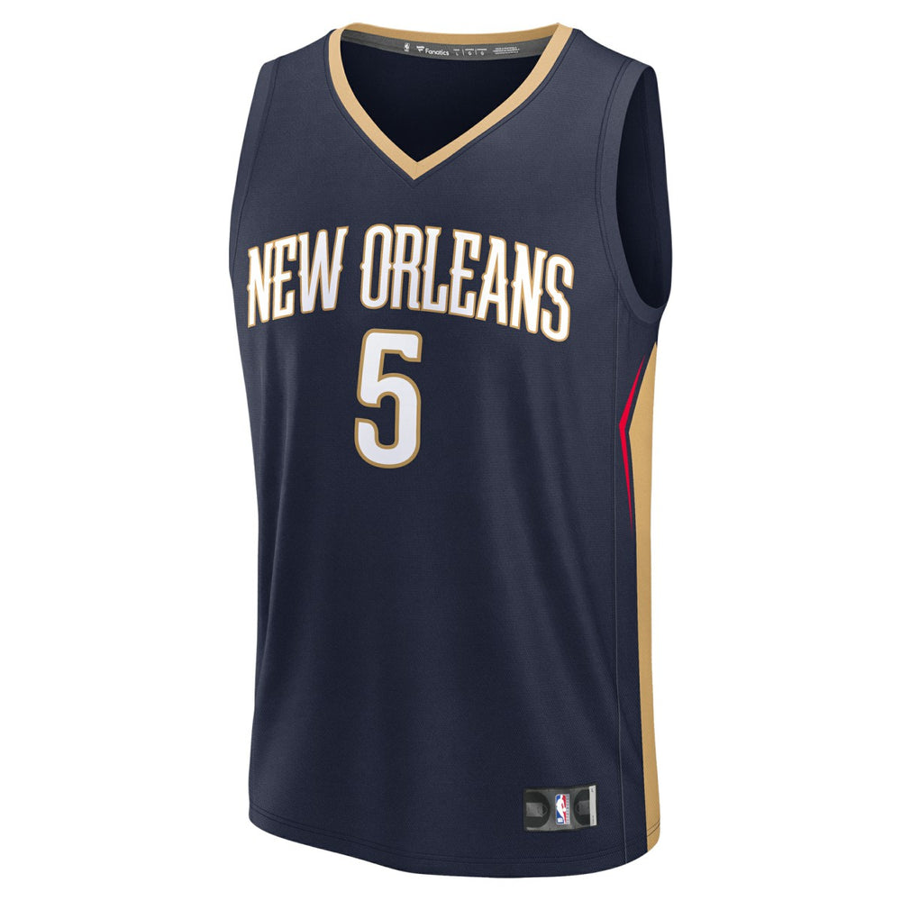 Dejounte Murray New Orleans Pelicans Fast Break Replica Player Jersey - Icon Edition - Navy outlet