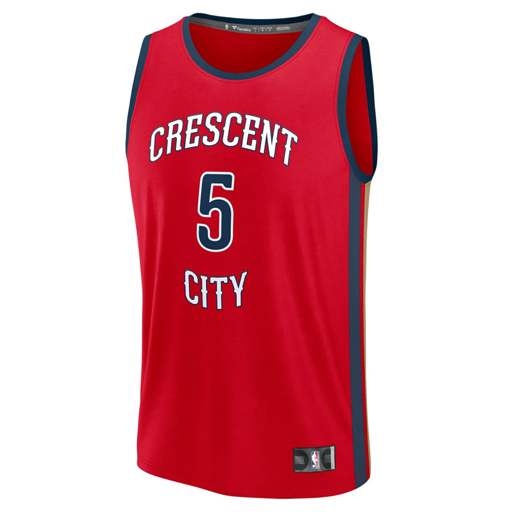 Dejounte Murray New Orleans Pelicans Youth Fast Break Replica Player Jersey - Statement Edition - Red on sale