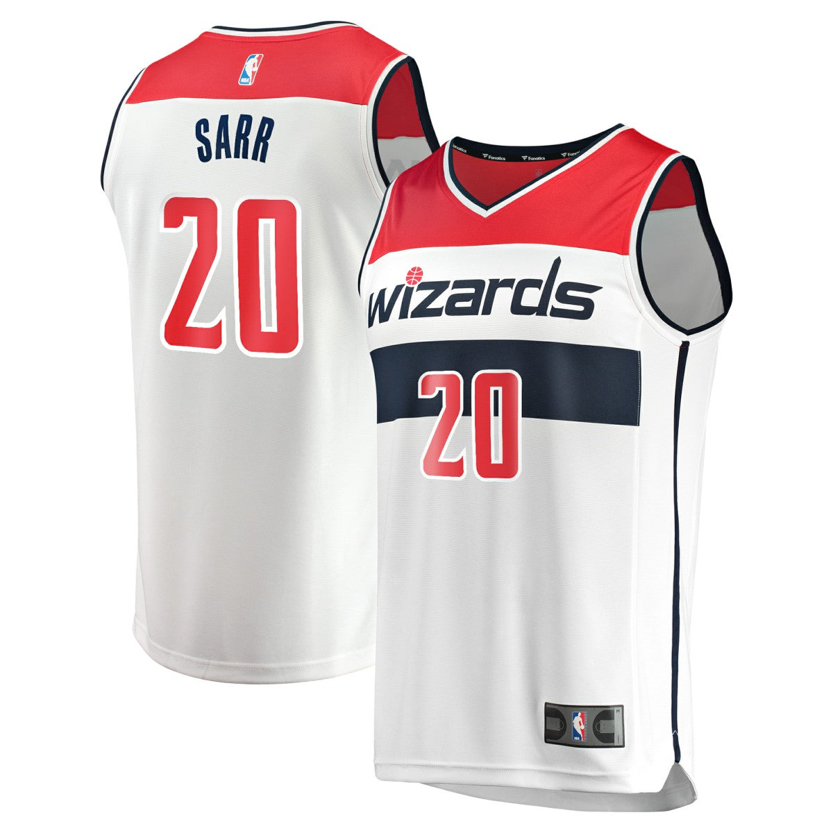 Alexandre Sarr Washington Wizards Fast Break Replica Player Jersey - Association Edition - White shop