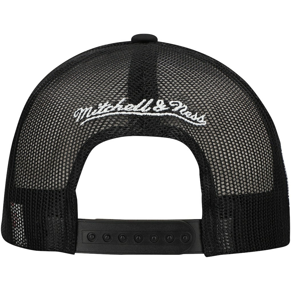 Brooklyn Nets Script Trucker Adjustable Hat - Black outlet