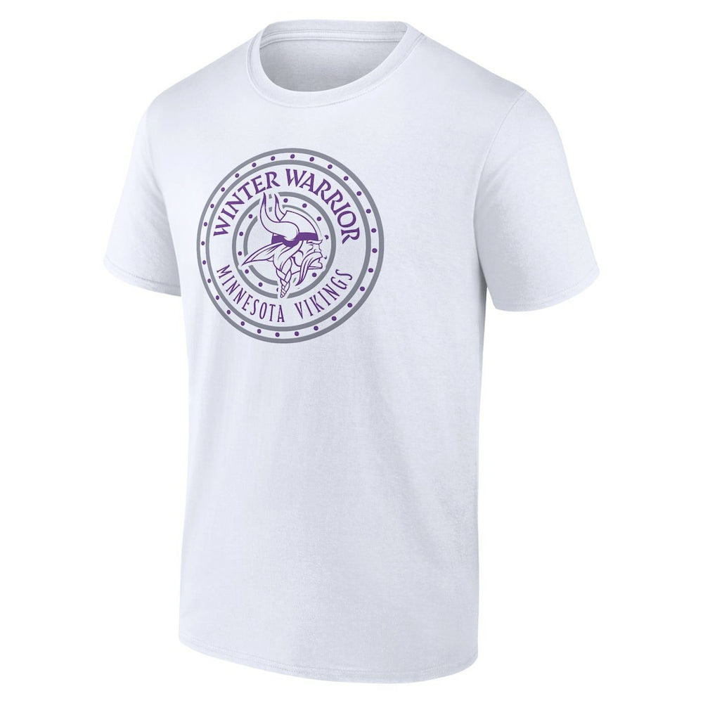 Minnesota Vikings Warriors Shield T-Shirt - White sale