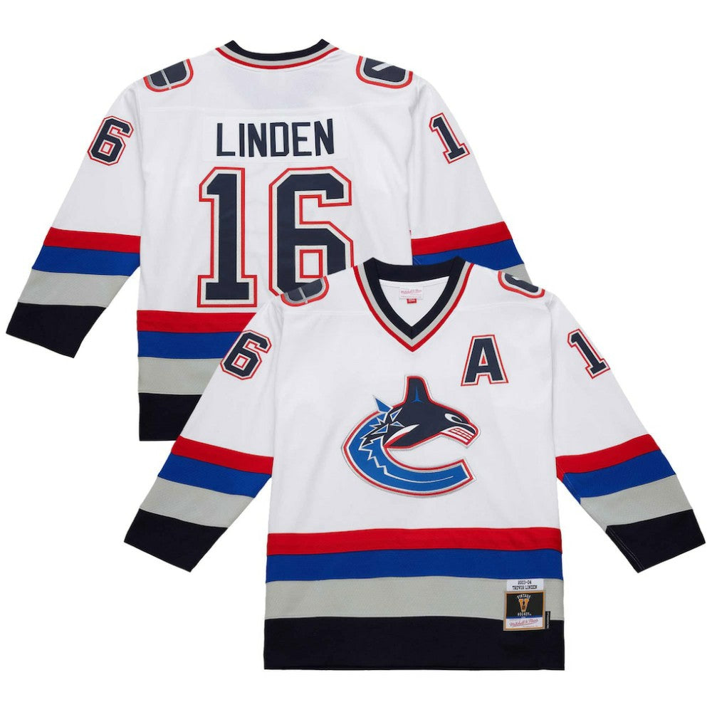 Trevor Linden Vancouver Canucks 2003-04 Power Play Jersey - White Jerseys