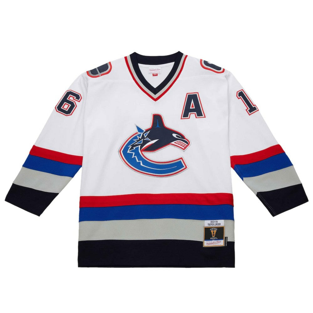 Trevor Linden Vancouver Canucks 2003-04 Power Play Jersey - White Jerseys
