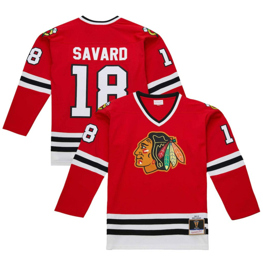 Denis Savard Chicago Blackhawks 1980-81 Power Play Jersey - Scarlet Jerseys