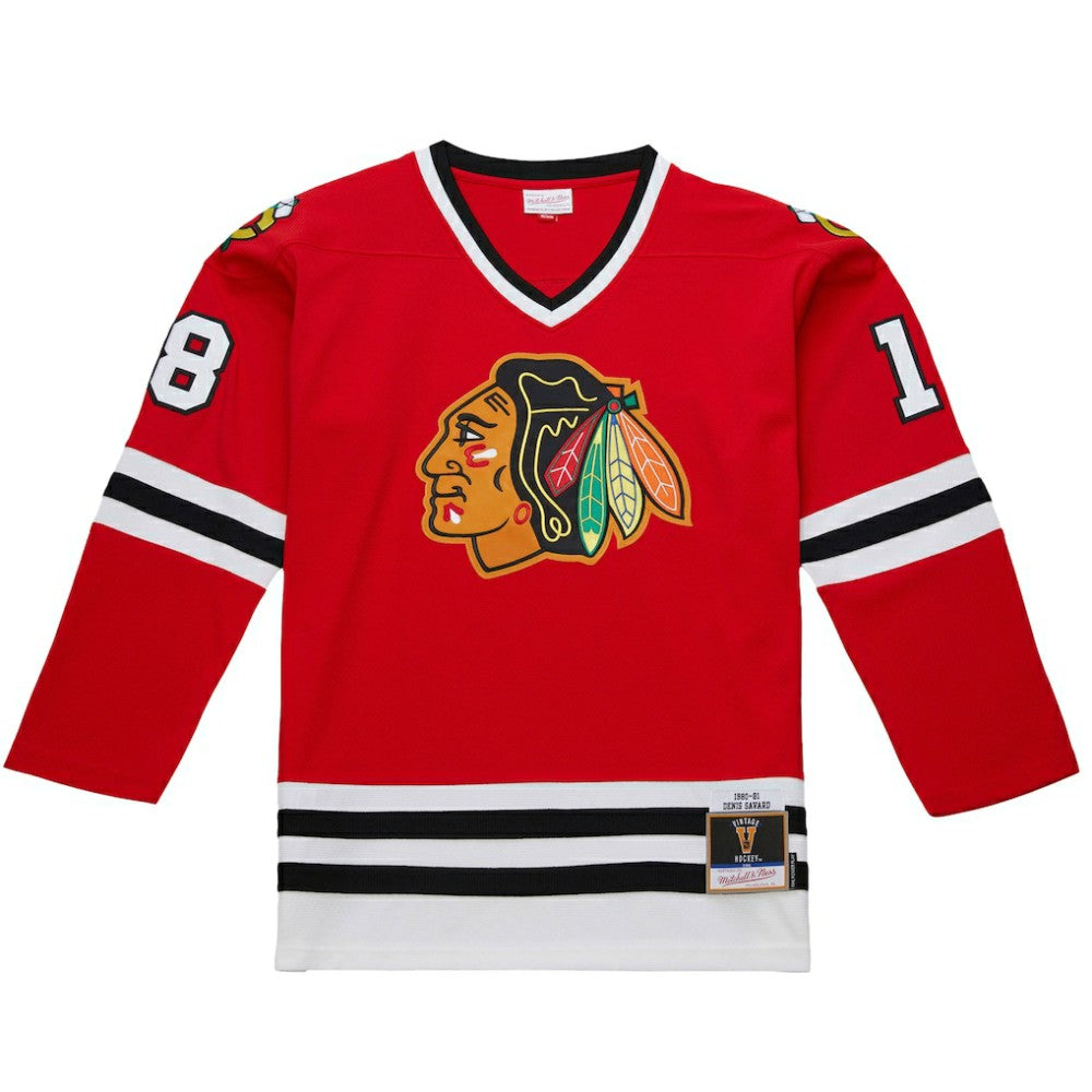 Denis Savard Chicago Blackhawks 1980-81 Power Play Jersey - Scarlet Jerseys