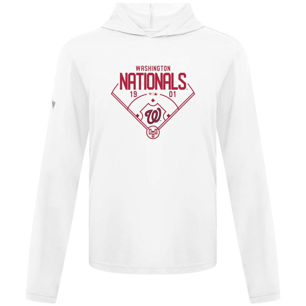 Washington Nationals Levelwear Anthem Home Field Pullover Hoodie White