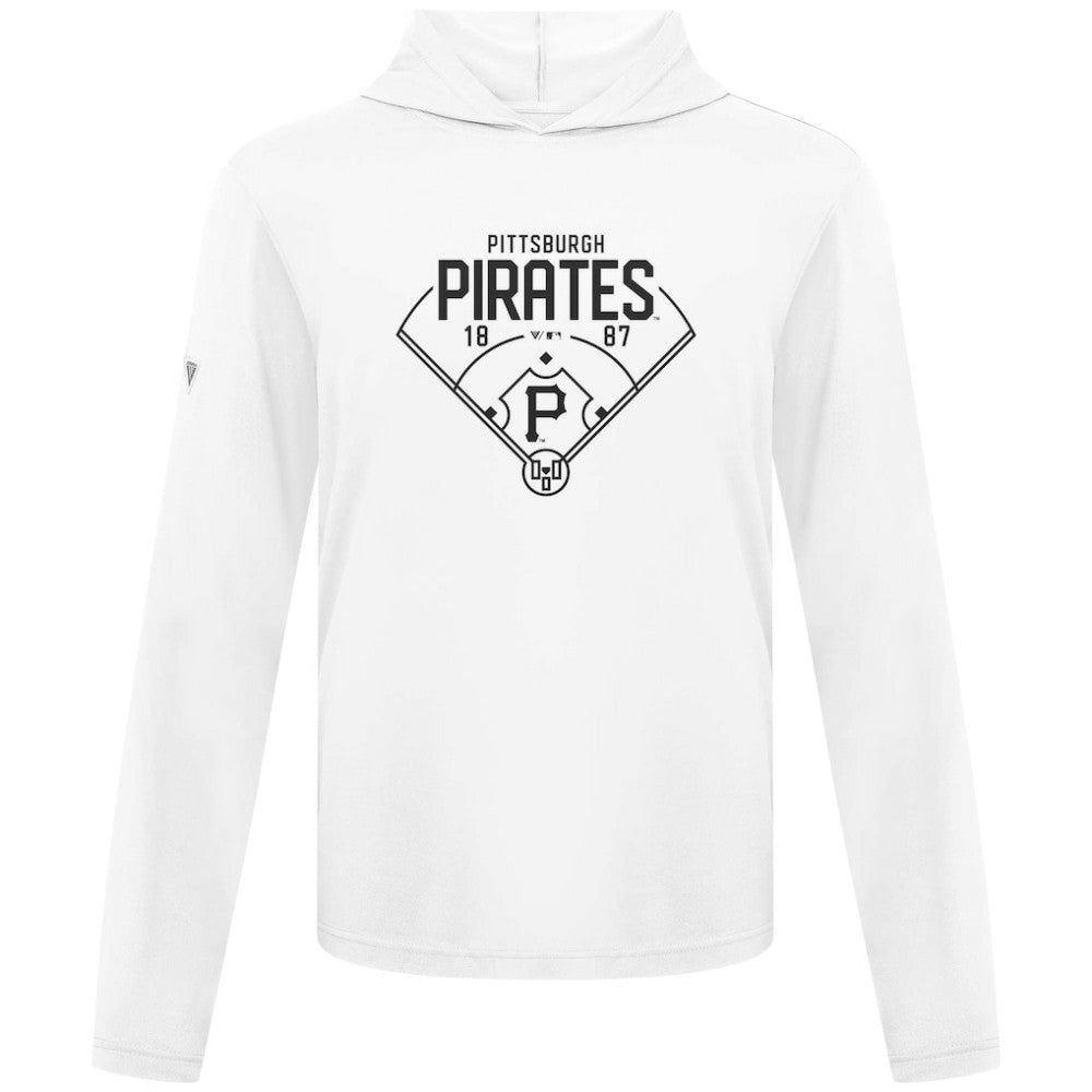 Pittsburgh Pirates Levelwear Anthem Home Field Pullover Hoodie White