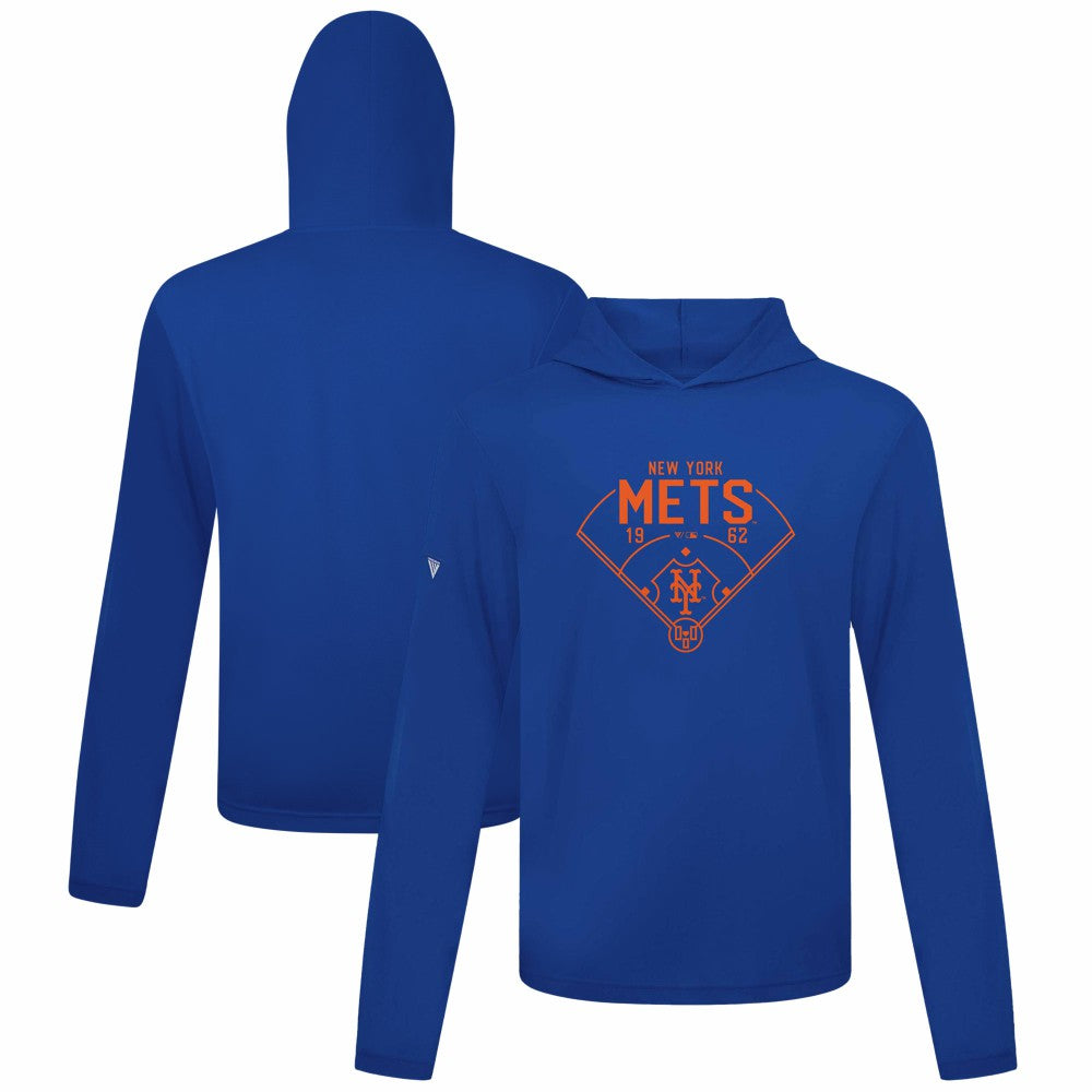 New York Mets Levelwear Anthem Home Field Pullover Hoodie Royal