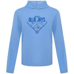 Toronto Blue Jays Levelwear Anthem Home Field Pullover Hoodie Light Blue