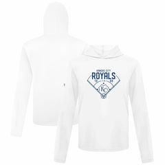 Kansas City Royals Levelwear Anthem Home Field Pullover Hoodie White