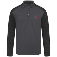 Arizona Diamondbacks Levelwear Aztec Insignia 2.0 Quarter-Zip Pullover Top Charcoal