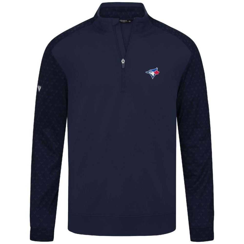 Toronto Blue Jays Levelwear Aztec Insignia 2.0 Quarter-Zip Pullover Top Navy